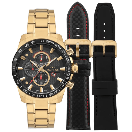 technos troca pulseira dourado